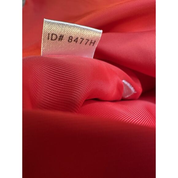 Women's ANN TAYLOR Coral Thigh Length Dress Style/Pea Coat Size M Spot On Sleeve - Picture 9 of 11